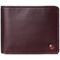 Alpine Swiss Men's Leather RFID Bifold Wallet - 2 ID Windows & Divided Bill Section