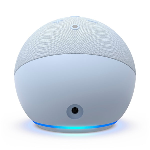 Amazon Echo Dot 5th Gen with Clock Smart Speaker - Cloud Blue