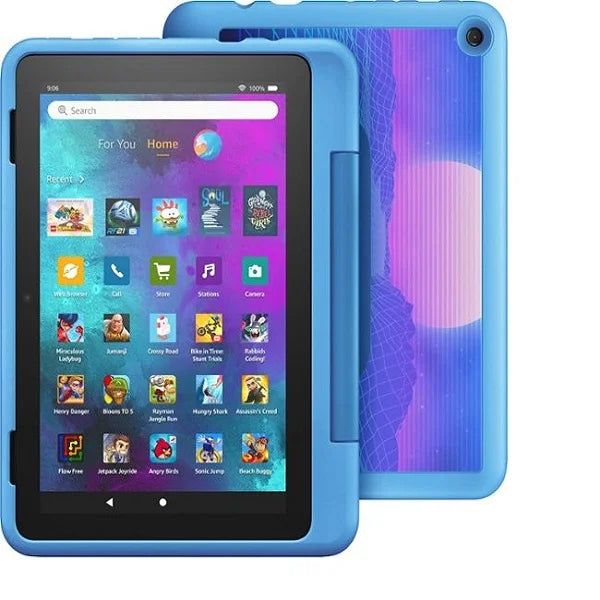 Amazon Fire HD 8 Kids Pro (12th Gen) With Cyber Sky Case 32GB Black