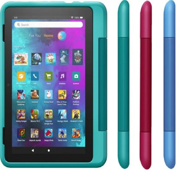 Amazon Fire HD 8 Kids Pro (12th Gen) With Cyber Sky Case 32GB Black