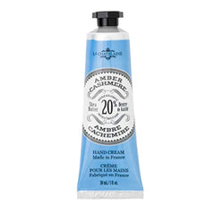 La Chatelaine 20% Shea Butter Hand Cream Travel Size, Organic Argan Oil, Moisturizing, Nourishing, Repairing, Extra-Rich Hand Lotion, Paraben Free, 1 oz / 30ml
