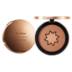 M. Asam MAGIC FINISH Satin Bronzer (0.22 oz) - 4-in-1 Bronzer Powder, Satin-Touch Texture, Creamy-Soft with Ultra-Fine Color Pigments, Vegan & Silicone-Free