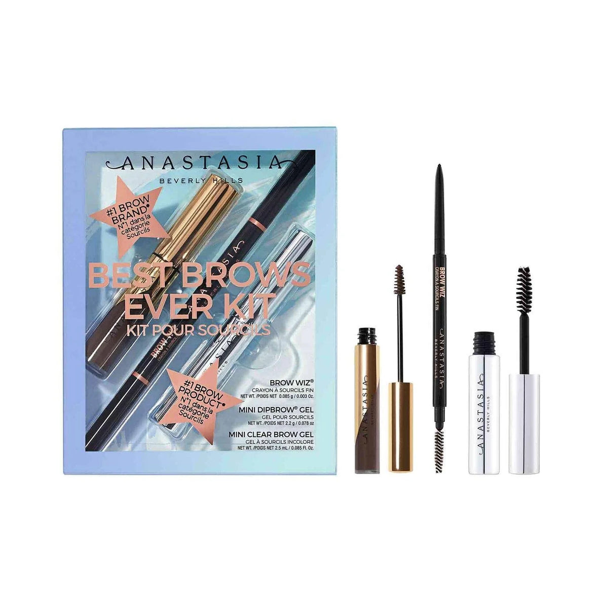 Anastasia Beverly Hills Best Brows Ever Kit - Dark Brown