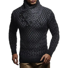 Leif Nelson Men's Chunky Knit Pullover Sweater