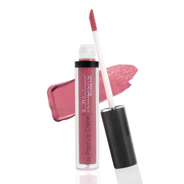 bellapierre Kiss Proof Lip Crème | Richly Pigmented, Smooth Matte Finish, 100% Natural Formulation, Non-Toxic and Paraben Free - Long Lasting Nourishing