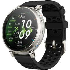 Amazfit Active 3 Premium GPS Running Smart Watch, 1.32" AMOLED Sapphire Display, 12-Day Battery, 4GB Storage, Offline Maps, 170+ Workout Modes, 5 ATM, Heart Rate & Fitness Tracker for Android & iPhone
