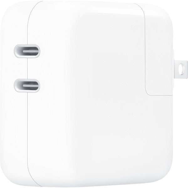Apple 35W Dual USB-C Port Power Adapter (MNWP3AM/A) - White