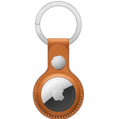 Apple Airtag Leather Key Ring (MMFA3ZM/A) Golden Brown