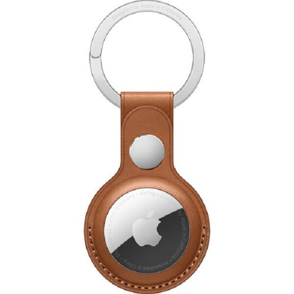 Apple Airtag Leather Key Ring (MX4M2ZM/A) Saddle Brown
