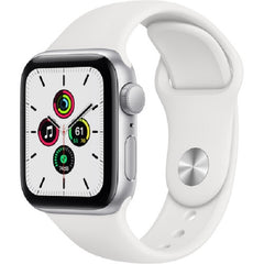 Apple SE 40MM (MYDM2LL/A) Smart Watch Silver Aluminum / White