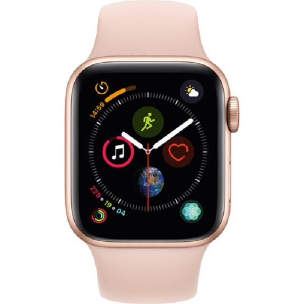 Apple Series 4 40MM (Cellular) (MTUJ2LL/A) Smart Watch Gold Aluminum / Pink Sand
