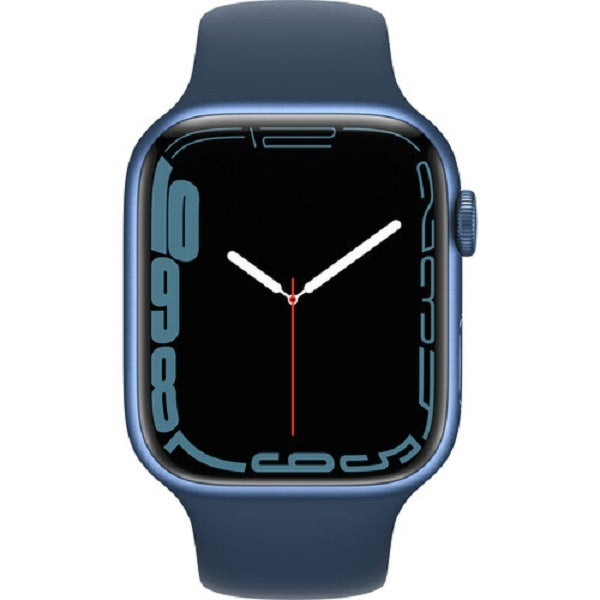 Apple Series 7 45MM (MKN83LL/A) Smart Watch Blue Aluminum / Abyss Blue