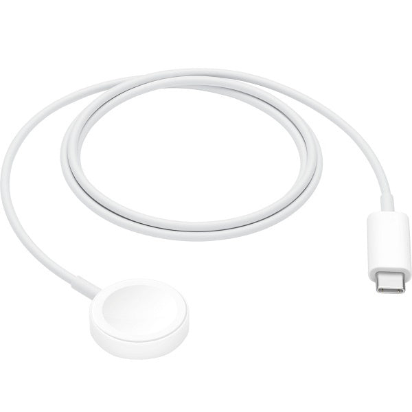 Apple Watch Magnetic Fast Charger To USB-C Cable (1M) (MLWJ3AM/A) - White