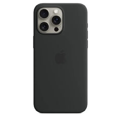 Apple Iphone 15 Pro Max Silicone Case With Magsafe - Black