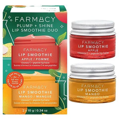 Farmacy Peptide Lip Smoothie - Hydrating Lip Balm with Vitamin C to Visibly Plump & Smooth Lines - Nourishing Treatment with a High-Gloss Finish, (10g)