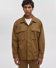 Men's Relaxed-Fit Utility Shirt Jacket