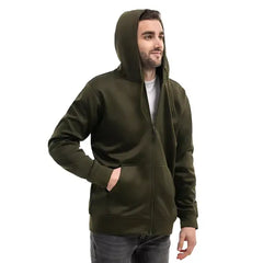 Mio Marino Men's Premium Zip-Up Sweater