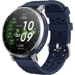 Amazfit Active 3 Premium GPS Running Smart Watch, 1.32" AMOLED Sapphire Display, 12-Day Battery, 4GB Storage, Offline Maps, 170+ Workout Modes, 5 ATM, Heart Rate & Fitness Tracker for Android & iPhone