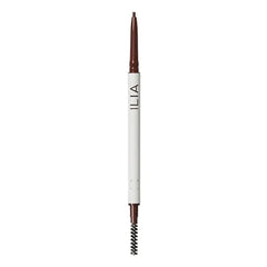 ILIA In Full Micro Tip Brow Pencil with Spoolie Buildable Pigment, Fade Resistant Safe for Sensitive Eyes, Fragrance + Silicone Free Non Toxic, Vegan Clean Makeup