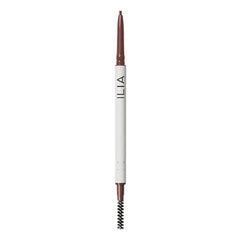ILIA In Full Micro Tip Brow Pencil with Spoolie Buildable Pigment, Fade Resistant Safe for Sensitive Eyes, Fragrance + Silicone Free Non Toxic, Vegan Clean Makeup
