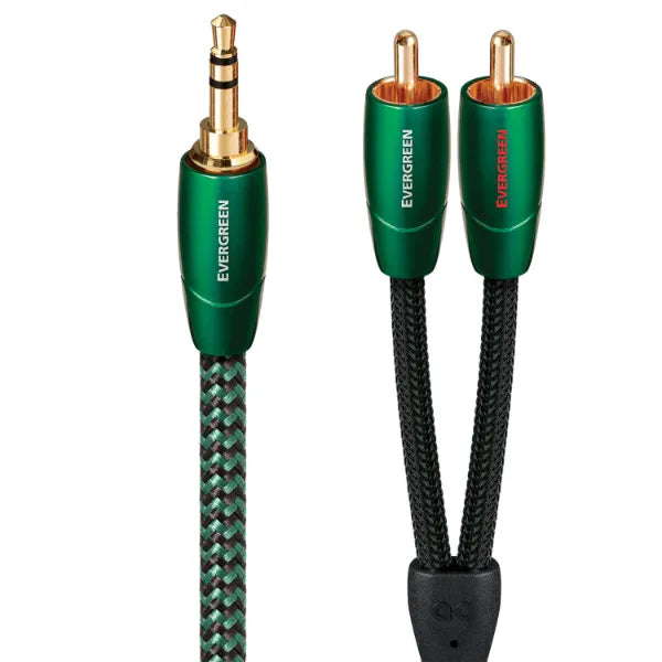 AudioQuest Evergreen Audio, 3.5mm RCA Audio Interconnect Cable