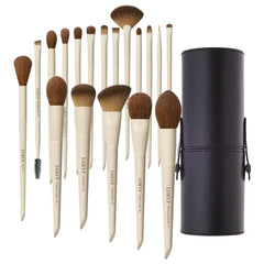 LORYP Makeup Brushes Set Labeled 18 Piece Face and Eye Brush Set Ultra soft hair Foundation, Concealer, Blush, Contour, Blending, Eyeshadow Brush kit