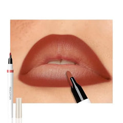 FeiCuiYun Matte Calligraphy Liquid Lip Liner Lipstick Pencil, Long Lasting Transfer Proof Lip Stain, Lightweight Lipstick, Sheer Buildable Color, Fades to a Natural Wash of ColorsB0FL2NVFNF