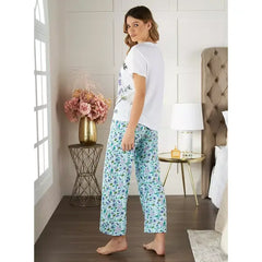MAX FASHION Minnie Mouse Print Pyjama Set-White