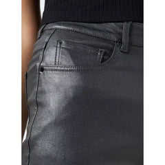 MAX FASHION Plain Stretch Pants-Gray