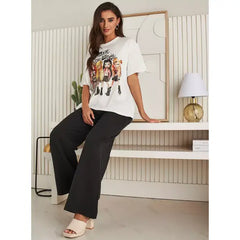 MAX FASHION Bratz Print T-Shirt White