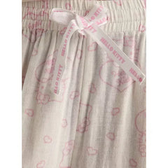 MAX FASHION All-Over Hello Kitty Print Pyjama Set-Pink