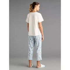 MAX FASHION Snoopy Print Pyjama Set-White