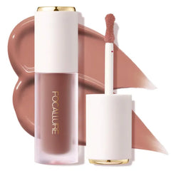 FOCALLURE Silky Cream Liquid Blush,Leaving a Matte Dewy Makeup Look,Easy to Apply and Create a Natural Flush,Long Lasting and Lightweight Cheek Blush Face Makeup