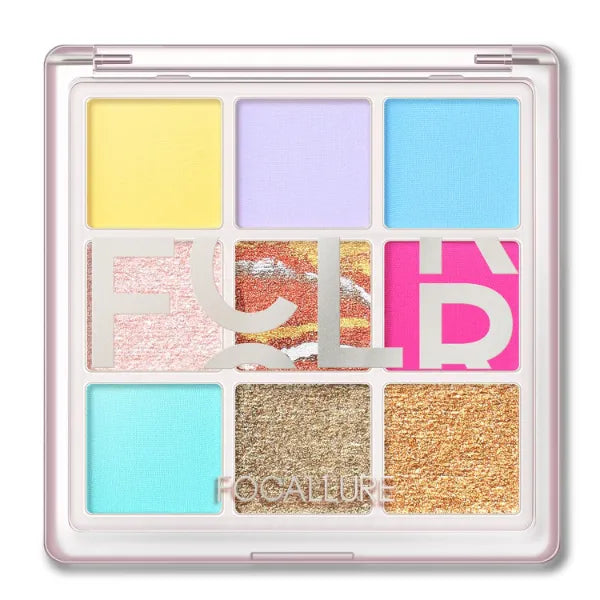 FOCALLURE Shimmer Matte Eyeshadow Palette,Smooth Mineral Eyeshadow Pigment,Easy to Create Daily Look,Long Lasting Professional Eye Shadow Makeup