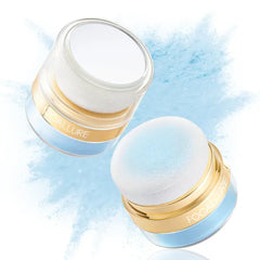 FOCALLURE Shimmer Highlighter Powder, Face & Body Highlighter Illuminator, Brightening Makeup with Powder Puff, Give your a Sparkle Glow Finish