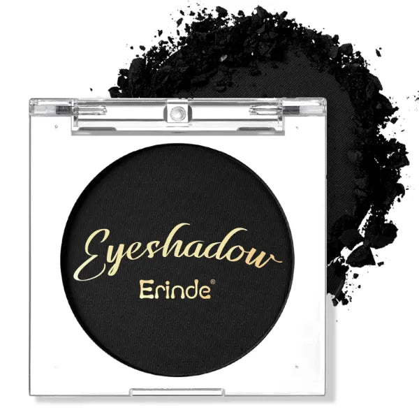 Erinde Eye Shadow, Matte Single Eyeshadow Pressed Powder Eyeshadow Makeup, Matte Shade Eyelid Color Eye Makeup for Women, High Pigment, Long Wear, Waterproof,