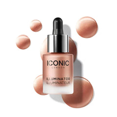 ICONIC LONDON Illuminator | Liquid Highlighting Drops for a Radiant Glow, Cruelty-Free, Vegan Makeup, 0.45 Fl oz