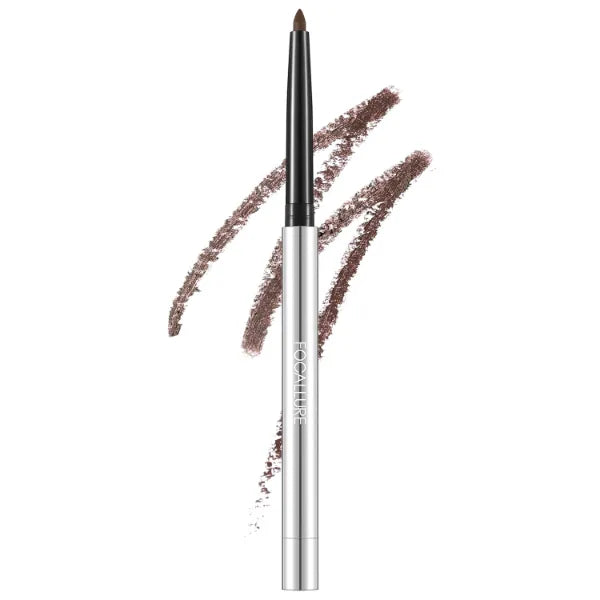 FOCALLURE Eyeliner Pencil with Built-in Sharpener,Waterproof,Smudge Proof,Gel Eye Liner Makeup Pen,Retractable,Long Lasting All Day Wear