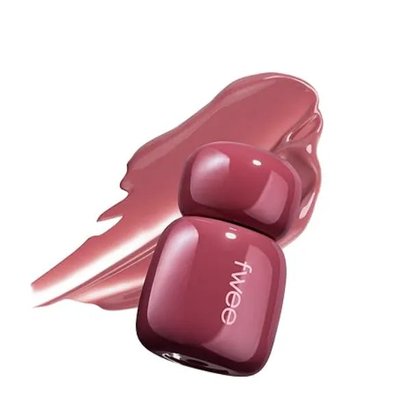 fwee Rose Obsession Stay Fit Lip Tint Rosy Vibes Colors, Layerable, No transfer Glow Lip Tint, Portable Size, Glossy Liquid Lip Stain
