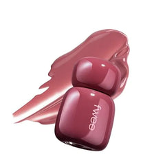 fwee Rose Obsession Stay Fit Lip Tint Rosy Vibes Colors, Layerable, No transfer Glow Lip Tint, Portable Size, Glossy Liquid Lip Stain