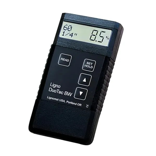 Lignomat BW Dual Depth Moisture Meter Concrete Moisture & Mold Detector for Home Floor Inspection, Flooring, Woodworking & Water Damage Humidity Detection & Moist Meter for Wood, Floor, Furniture