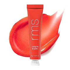 RMS Beauty Liplights Cream Lip Gloss - Tinted Lip Gloss, Lip Plumper & Balm with Jojoba Oil for Hydration