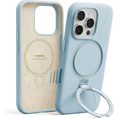 TORRAS Q3 Silicone Max Case with Stand, Fit for MagSafe, Liquid Silicone Soft Cozy Grip, 360 Spin Magnetic Stand, Camera Control, Protective Case for iPhone 16 Pro/ iPhone 17 & iPhone 17 Pro Max Silicone