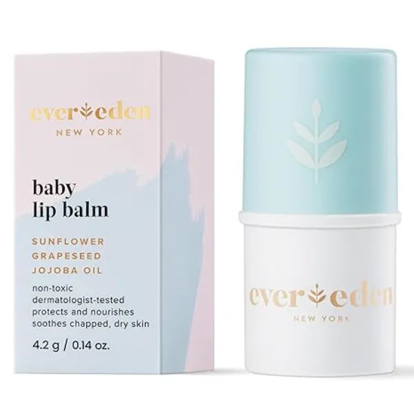 Evereden Baby Lip Balm, Clean Baby Care Non toxic and Fragrance Free Skincare