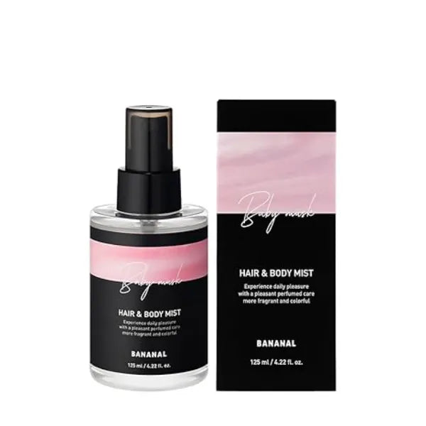 BANANAL Perfumed Hair Mist for Women Castor Oil for Shine & Long Lasting Scent, Clean Hair Perfume & Body Mist Botanical Waters & 17 Amino Acids, Sulfate, Paraben, Silicone Free