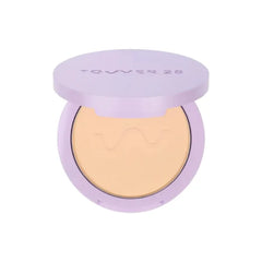 Tower 28 GetSet Pressed Setting Powder, Talc-Free Face Powder for Sensitive Skin with Kaolin Clay + Squalane, Blurs Skin + Sets Face Makeup - Transfer/Sweat-Proof