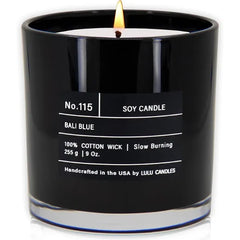 Lulu Candles Smells Warm & Woody Luxury Scented Soy Jar Candle Hand Poured in The USA Highly Scented Long Lasting .
