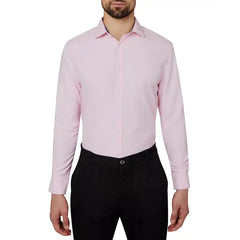 Calabrum Men's Regular Fit Solid Wrinkle Free Performance Dress Shirt