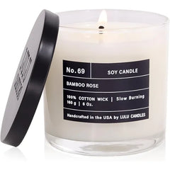 Lulu Candles  Luxury Scented Soy Jar Candle Hand Poured in The USA Highly Scented & Long Lasting .