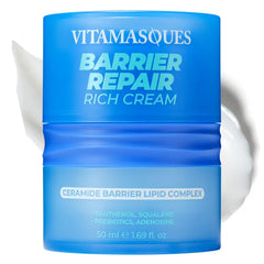 Vitamasques Cream Hydrating Moisturizer for Face – Korean Skin Barrier Repair Cream with Ceramides & Panthenol, Nourishing Korean Skincare for Smooth & Healthy Complexion, 1.69 fl oz